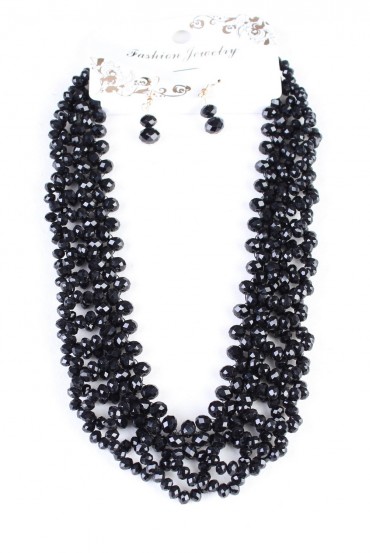 COLLIER + BOUCLES D'OREILLES 0513NO