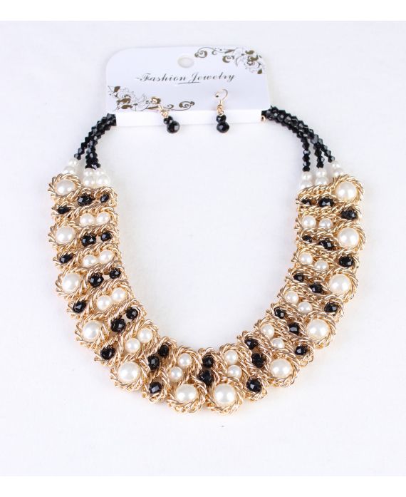 COLLIER + BOUCLES D'OREILLES 1109NO