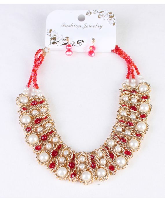 NECKLACE + EARRINGS 1109RO