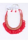COLLIER + BOUCLES D'OREILLES 0713RO