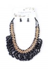 COLLIER + BOUCLES D'OREILLES 0713NO