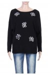 PULL PAILLETTES NOIR P3038