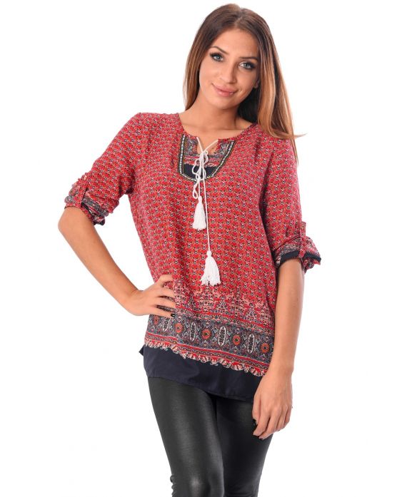TUNICA MULTICOLORE BOHEME 1005