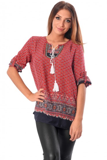 TUNICA MULTICOLORE BOHEME 1005