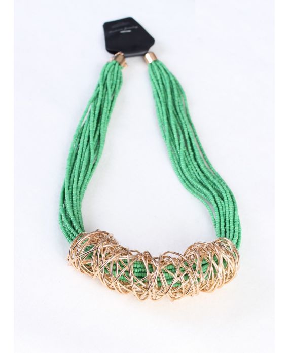 NECKLACE GREEN 160088