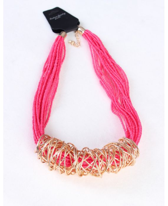 COLLANA FUCSIA 160088