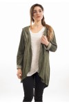 JACKET WASHED EFFECT GREEN MILITARY S7033