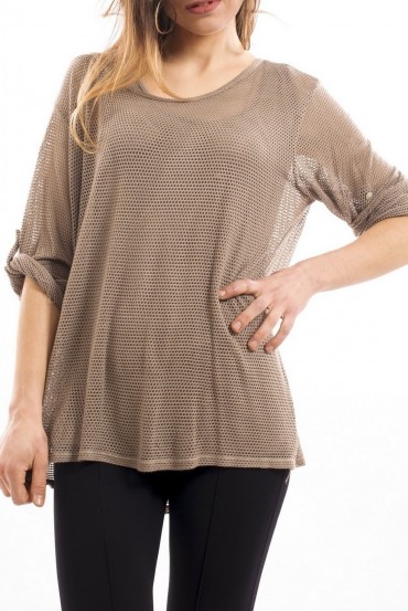 ENSEMBLE 2 PIECES TAUPE S7031