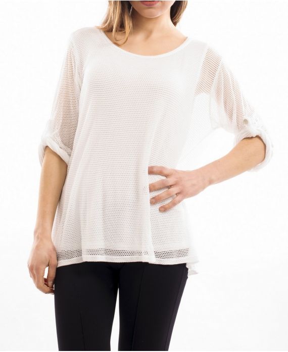ENSEMBLE 2 PIECES BLANC S7031