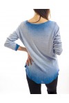 T-SHIRT DELAVE PARIJS STRASS BLAUW S7030