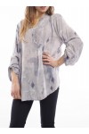 PRINTED TUNIC GREY S7013