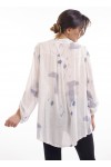 TUNIQUE IMPRIMEE ECRITURE BLANC S7013