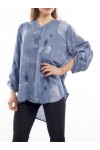 PRINTED TUNIC BLUE S7013