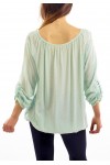 PRINTED TUNIC GREEN S7002