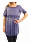 TUNIKA DELAVEE SPITZE BLAU, DUNKEL, S7041