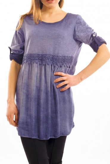 TUNIC S7041 DARK BLUE