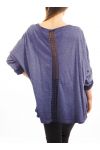 TUNIC LACE S7043 BLUE