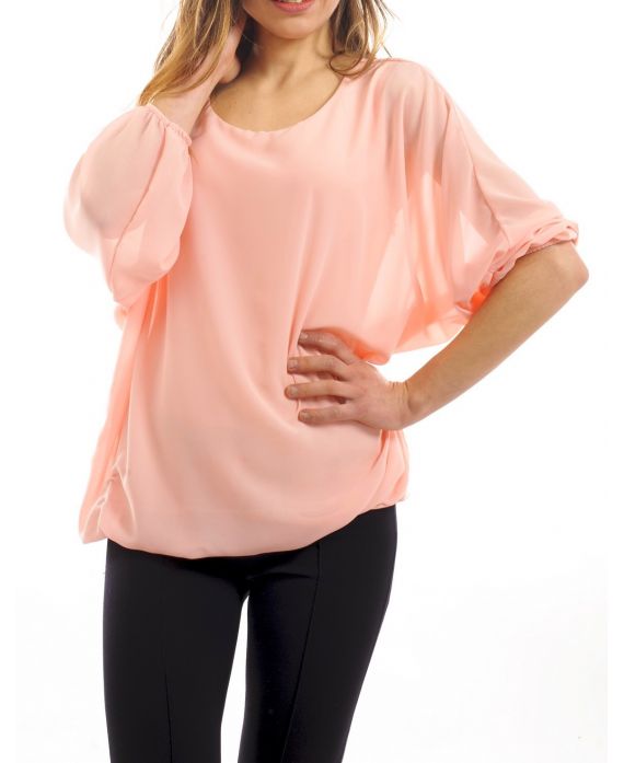 BLOUSE S9035 ROSE
