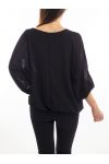 BLOUSE S9035 BLACK