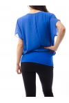 TOP ZIPPE VOILE C8508 ROYAL