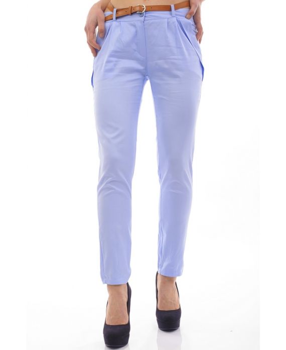 PANTALON S9050 BLEU AZUR