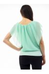 TOP VOILE C4005 VERT PASTEL