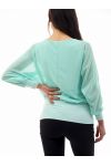 TOP CREMALLERAS S9053 VERDE PASTEL