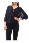 TOP CREMALLERAS S9053 NEGRO 