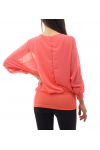 TOP ZIPPE S9053 CORAIL