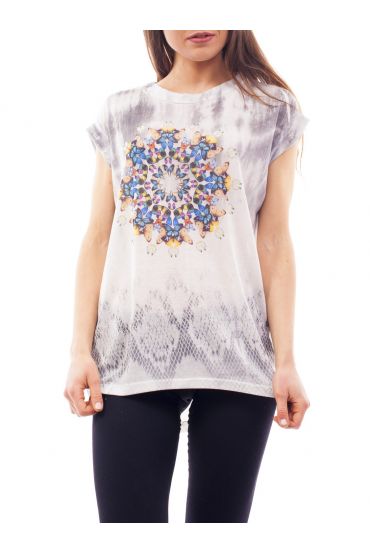T-SHIRT PRINTS C4009 GRIJS