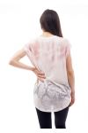 PRINTED T-SHIRT C4009 CORAL