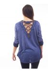 T-SHIRT LACE MARINE S7040