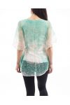 TUNIEK AJOUREE + RIEM S9073 PASTEL GROEN