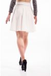 JUPE COURTE S9070 BLANC