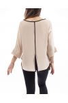 TOP BI-colore S9085 BEIGE