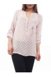 TUNIC SEQUIN LOSANGE S9064 ROSE