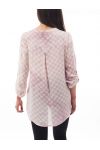 TUNIC SEQUIN LOSANGE S9064 ROSE