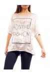 TOP POSITIVE FASHION STRASS S9106 ROSE