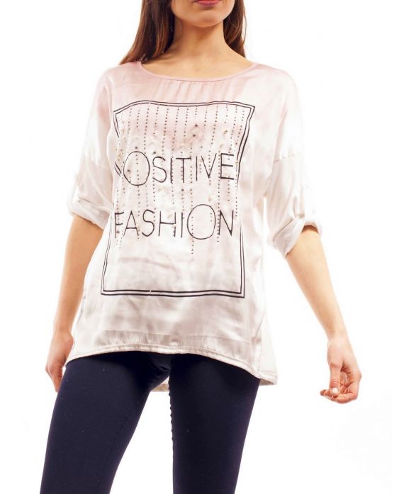 TOP POSITIVE FASHION STRASS S9106 ROSE