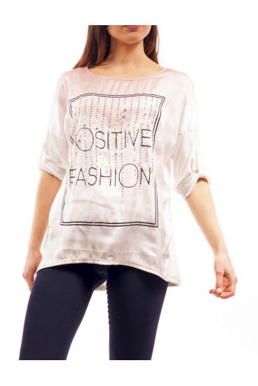 TOP POSITIVE FASHION STRASS S9106 ROSE