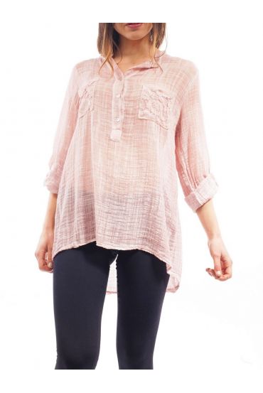 TUNIC LACE S9101 ROSE