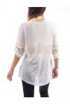 T-SHIRT TREE PAILLETTES S9096 BLEU