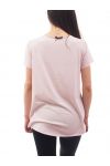 T-SHIRT BRODERIE TETE DE MORT S9066 ROSE