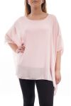 PLUS SIZE TUNIC GT1070 ROSE
