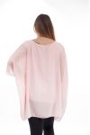PLUS SIZE TUNIC GT1070 ROSE