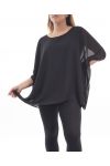 PLUS SIZE TUNIC GT1070 BLACK