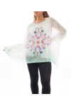 PLUS SIZE PRINTED TUNIC GT1025 GREEN