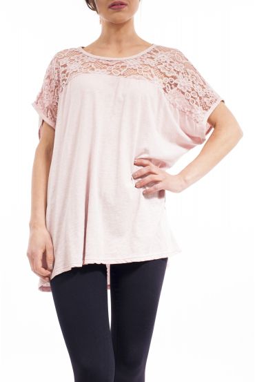 TUNIEK KANT PAILLETEE S9121 ROZE