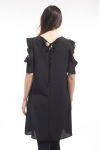 TUNIC BAR SHOULDERS S9135 BLACK