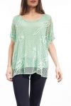 TOP AJOURE ENCAJE S9139 VERDE PASTEL